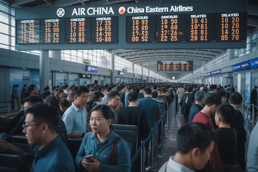 40 Flights Scrapped and 401 Delayed in Asia