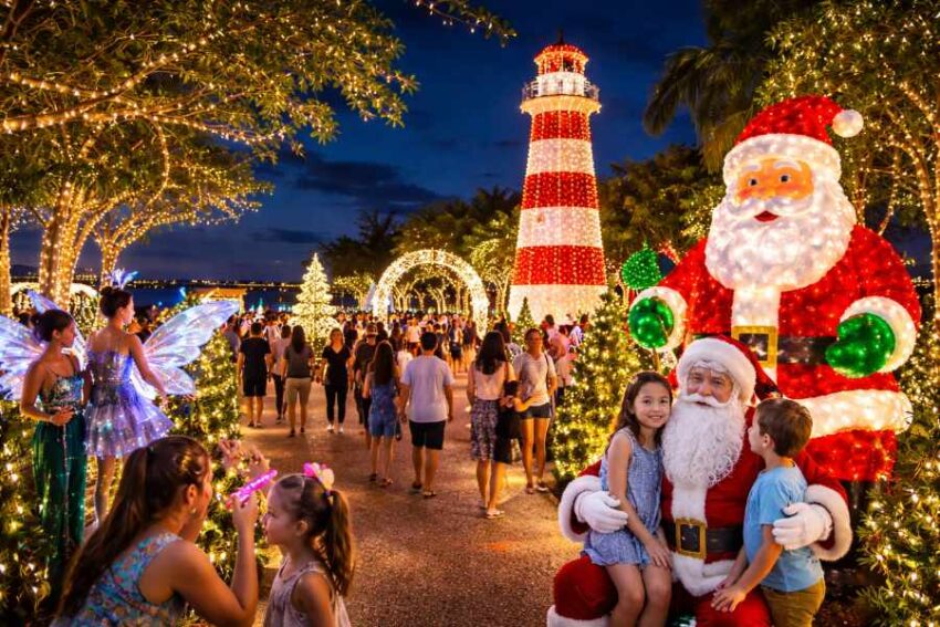 Christmas Light Trail