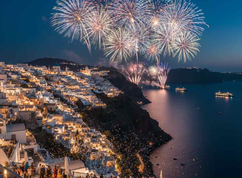 Greece new year - travel and tour world Greece