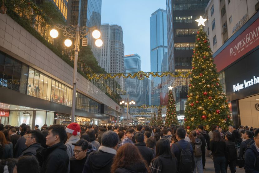 Holiday travel surge in hong kong