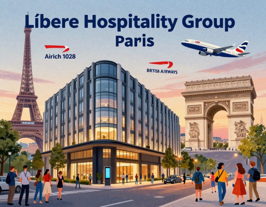 Air France, Lufthansa, and British Airways are set to benefit from the anticipated surge in Paris tourism as Líbere Hospitality Group opens its new property in 2026.