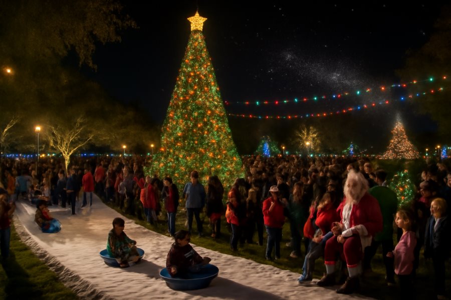 Haines City Lights Up The Holiday Season With Tree Lighting And Family Fun At Lake Eva Park