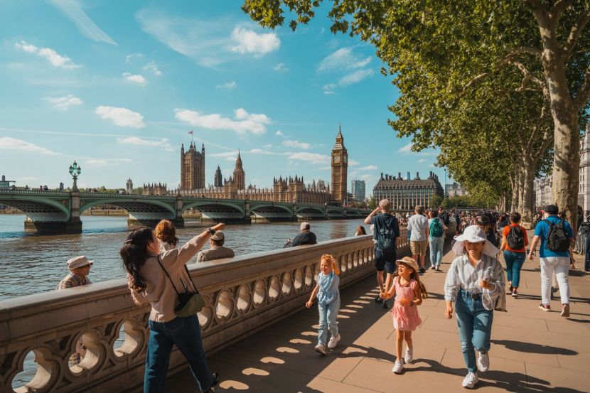 How 2025's Record Sunshine Transformed UK Tourism – A Surge in Visitors, Spending, and Outdoor Activities