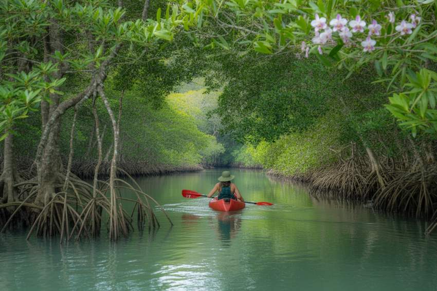 Hidden Eco‑Treasure in Cambodia’s Koh Rong Marine National Park: Serene Mangrove Forest Explorations at Prek Kongkang