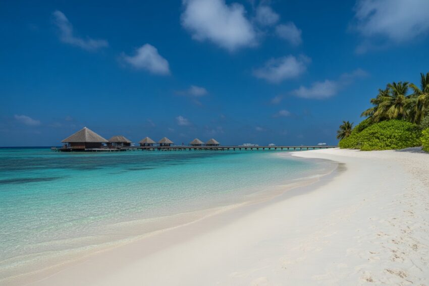 Beaches in maldives and vietnam