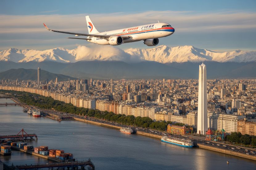 World’s Longest Direct Flight from Shanghai to Buenos Aires
