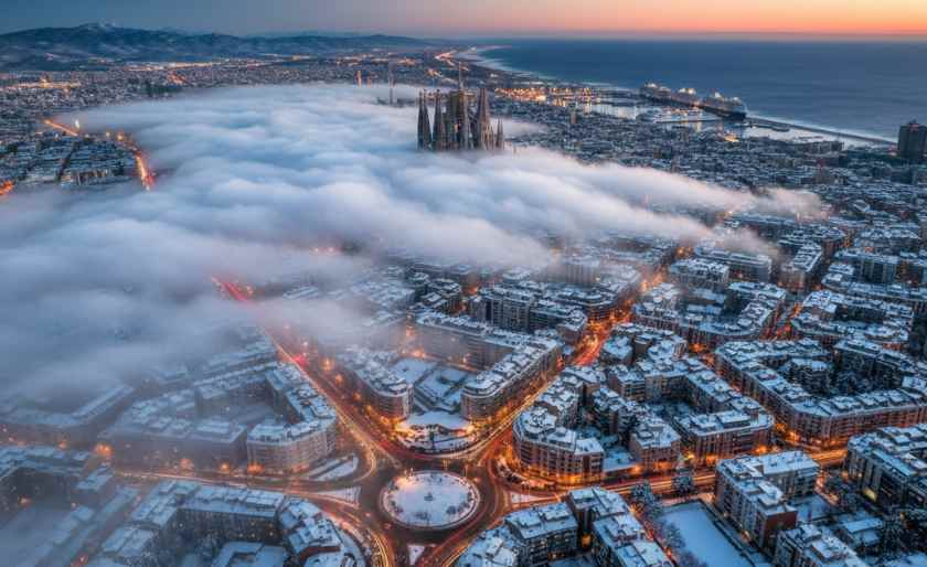 Snow barcelona barcelona - travel and tour world Barcelona