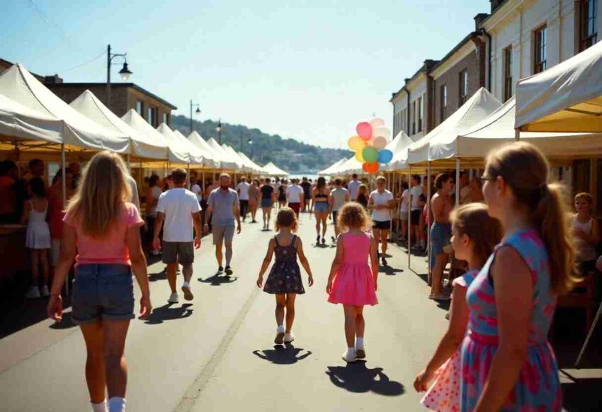 Summer festival holiday season