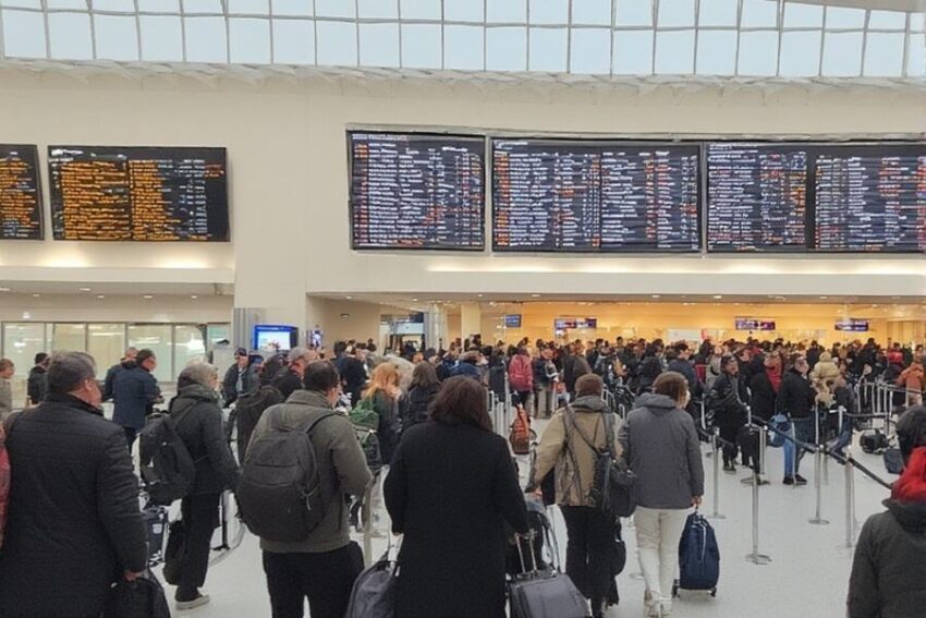 Thousands Of Passenger Stranded,
Europe,