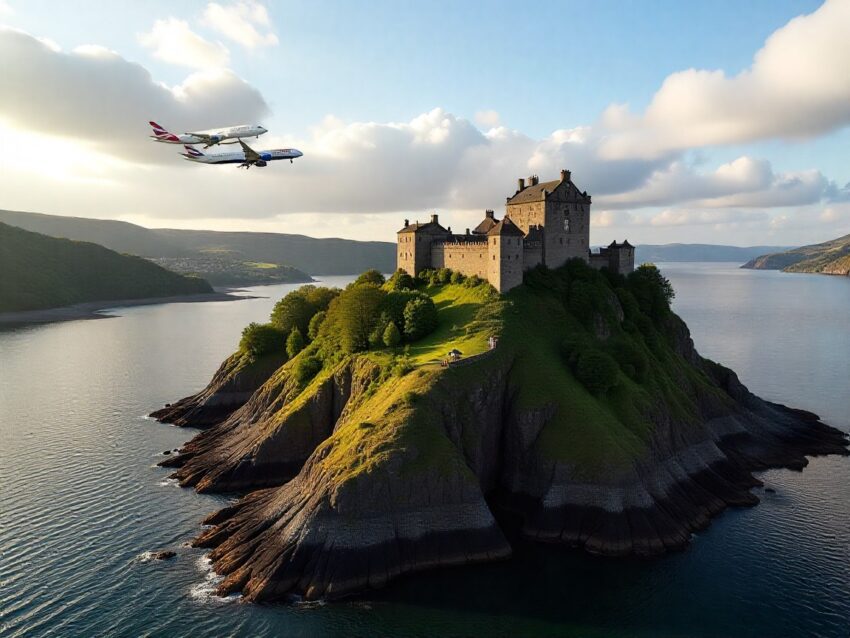 Qantas and British Airways’ New Routes to Scotland — Dumbarton Castle Tourism Surge Boosts Flights and Bookings!