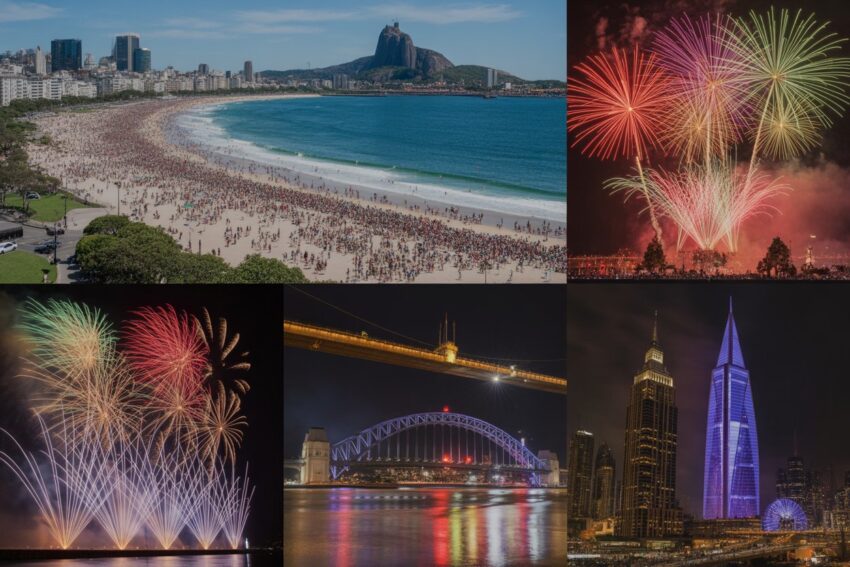 Rio de janeiro beats sydney, london, dubai, paris, new york city and others as the top new year travel destination with crazy fireworks shows, concerts, and iconic traditions