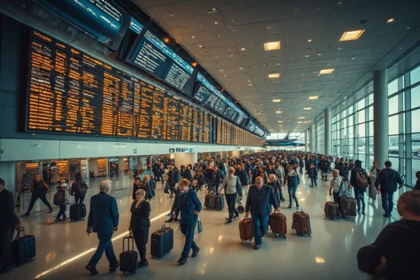 Over 1000 Flight Cancellations and 1230 Delays Disrupt,
United, Horizon, SkyWest, American, Frontier, and More Airlines Axed Flights,