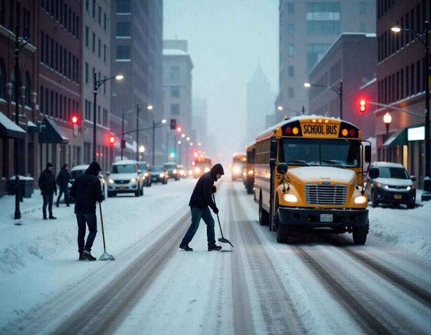Denver
powerful winter storm