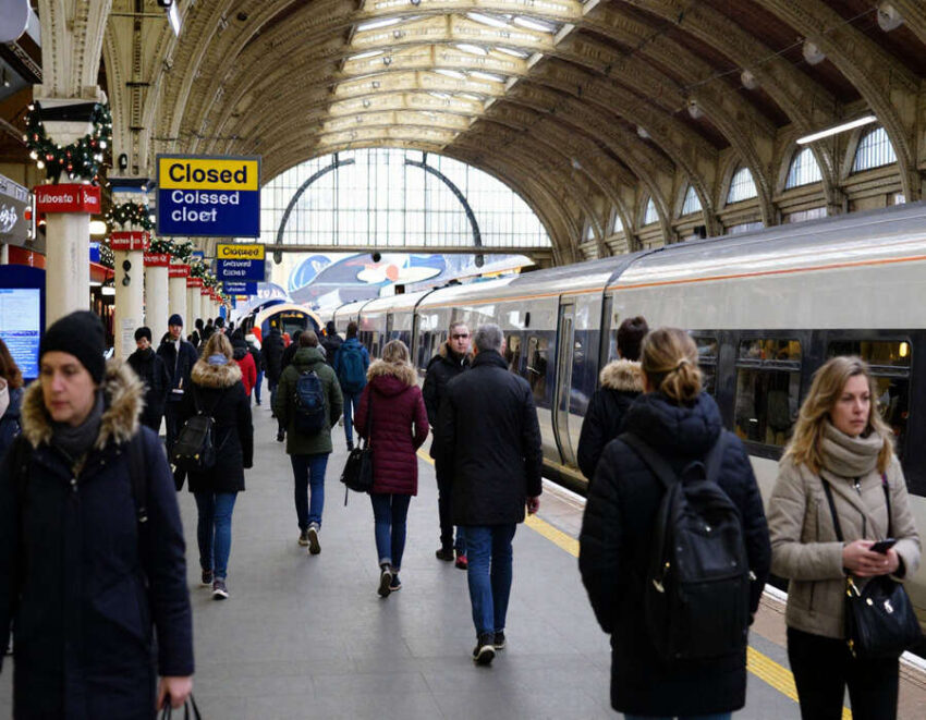 railway maintenance
travel disruptions this Christmas
