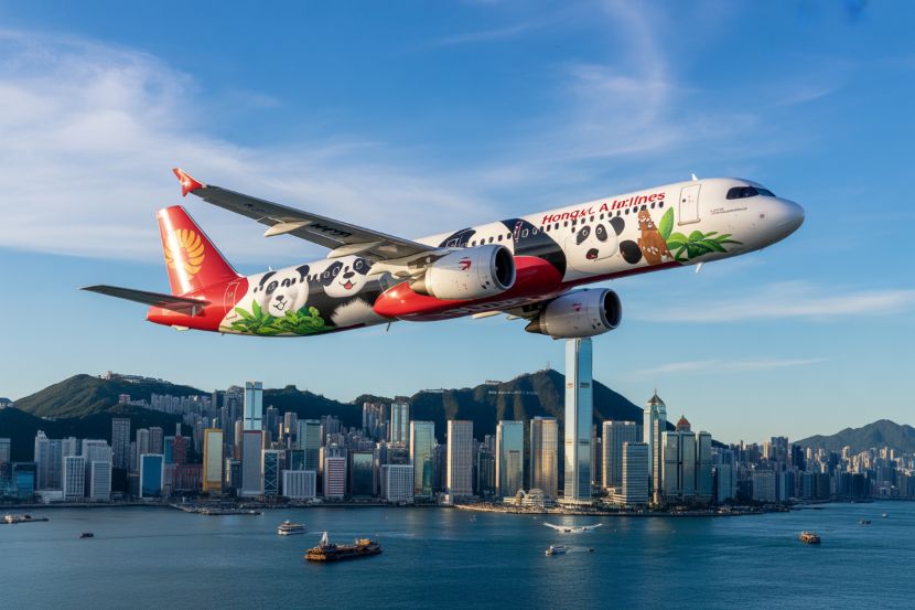 Panda power in the sky