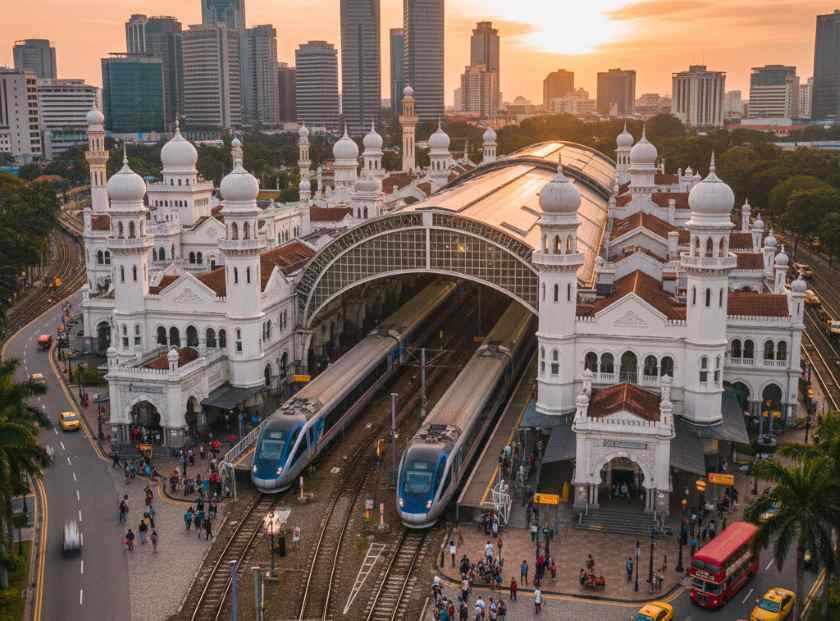 搭乘新东海岸铁路线探索马来西亚隐藏的瑰宝