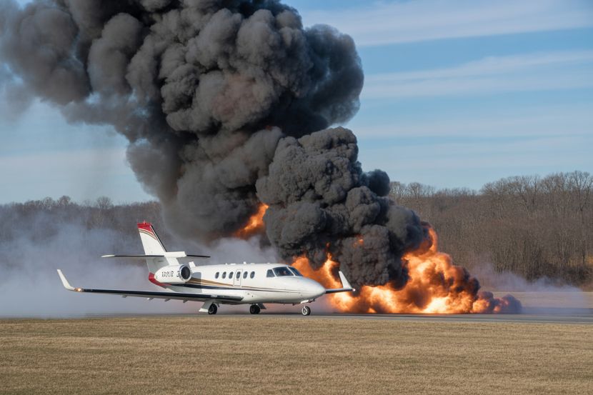 A private jet crashed while attempting an emergency landing at Statesville Regional Airport, North Carolina, killing all passengers. Official investigations underway.