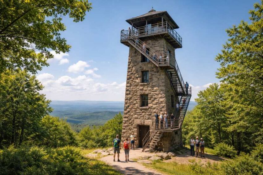 Sandy Ridge Fire Tower Explore Georgia’s Rich History with a Visit to Fort Mountain’s Historic ...