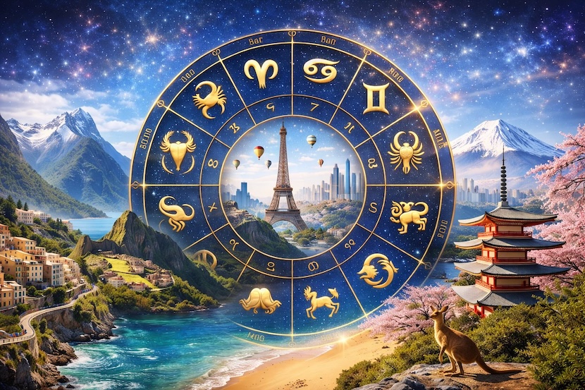 Italy Joins New Zealand, Japan, Ireland, France, Germany, Switzerland, Iceland, Australia, Peru, Indonesia and the UAE as Astrology-Aligned Destinations Based on Your Zodiac Signs in 2026