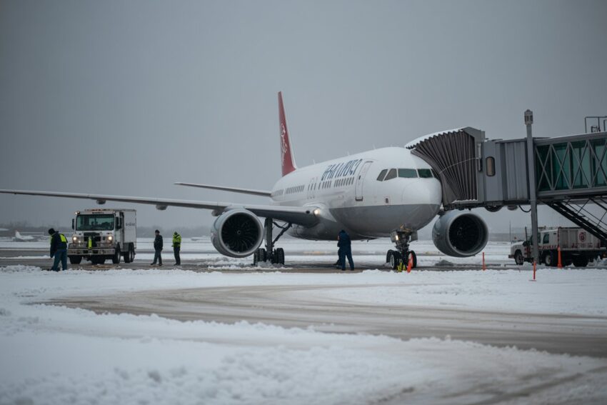 United states airlines including american, delta, southwest and united waive flight change fees ahead of major winter storm impacting key airports nationwide