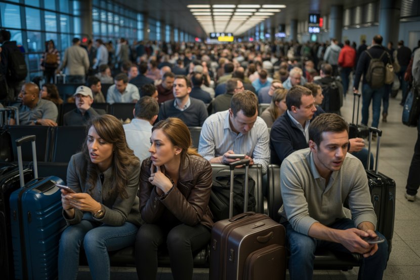 Ai generated image 460 - travel and tour world Travellers disrupted in portugal today