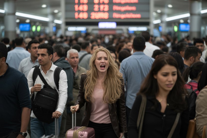 Passengers abandoned in the middle east as uae, egypt, türkiye, saudi arabia, qatar, kuwait and bahrain delay 1,370 and cancel 16 flights