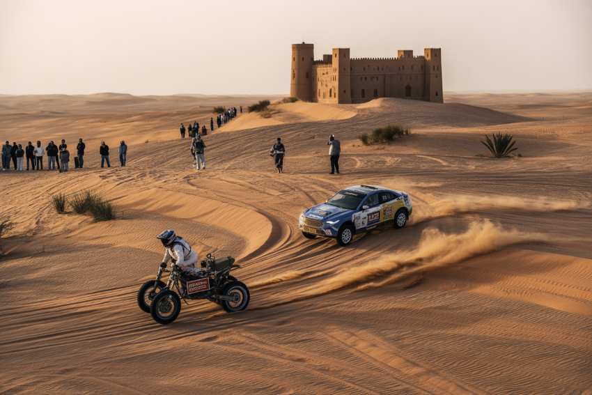 El Rally del Desierto de Al-Huruj lleva turismo y aventura a Zallah: una celebración de la civilización y el patrimonio libios El Rally del Desierto de Al-Huruj lleva turismo y aventura a Zallah: una celebración de la civilización y el patrimonio libios