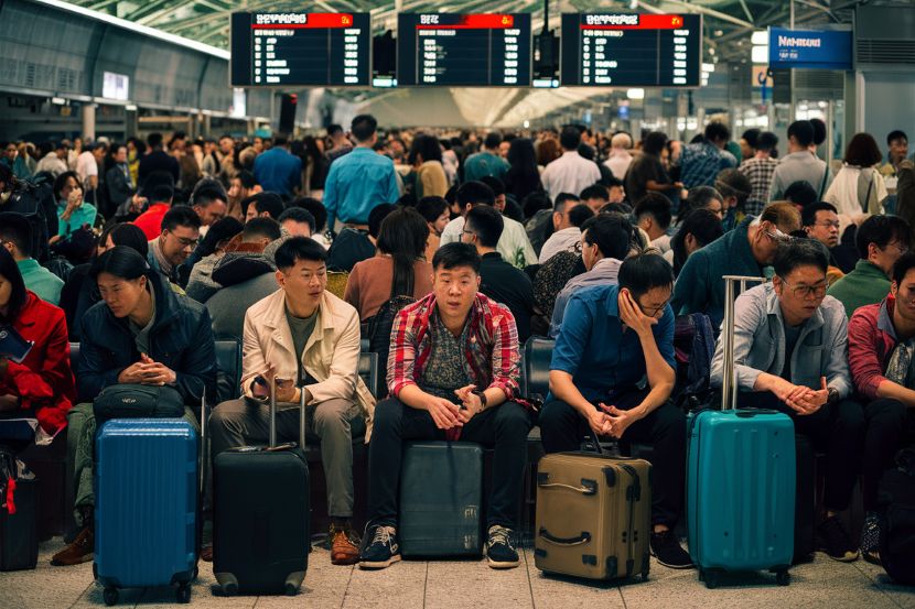 Travel chaos strikes southeast asia