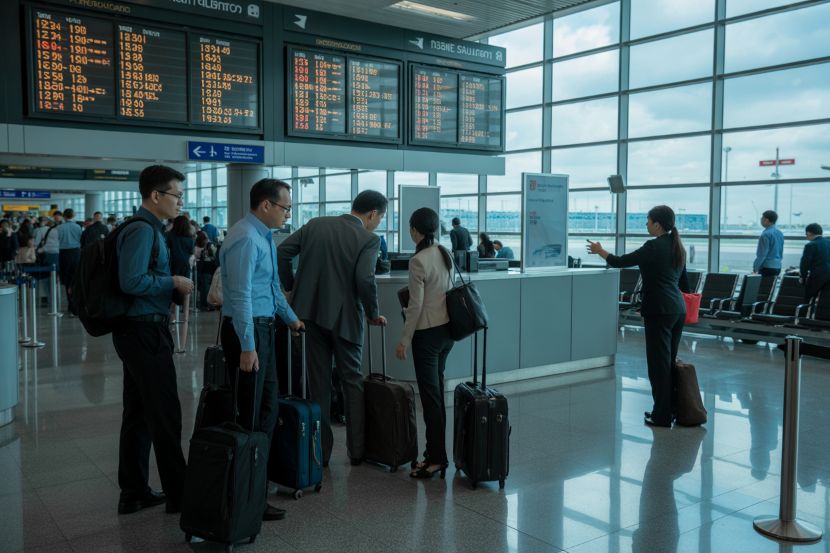 Travel chaos strikes bangkok and hong kong