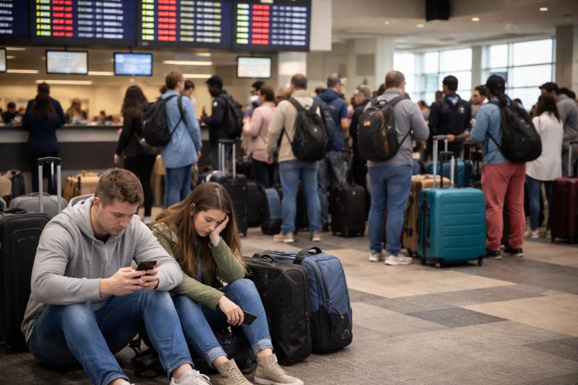 Passengers Left Stranded at Chippewa County International as SkyWest Cancel 4 Flights to and from Sault Ste. Marie Traverse City and Other US cities 