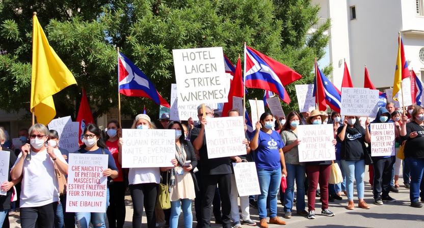 Crete hotel workers mobilize for national strike in 2026 - travel and tour world