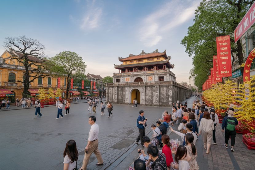 Ha Noi, Huong Pagoda, and Thang Long Imperial Citadel See a Record Surge in Tourism