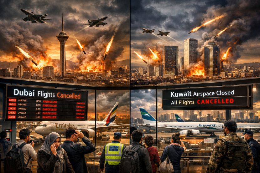 Escalating Missile Strikes Between Iran and Israel Lead to Widespread Travel Chaos