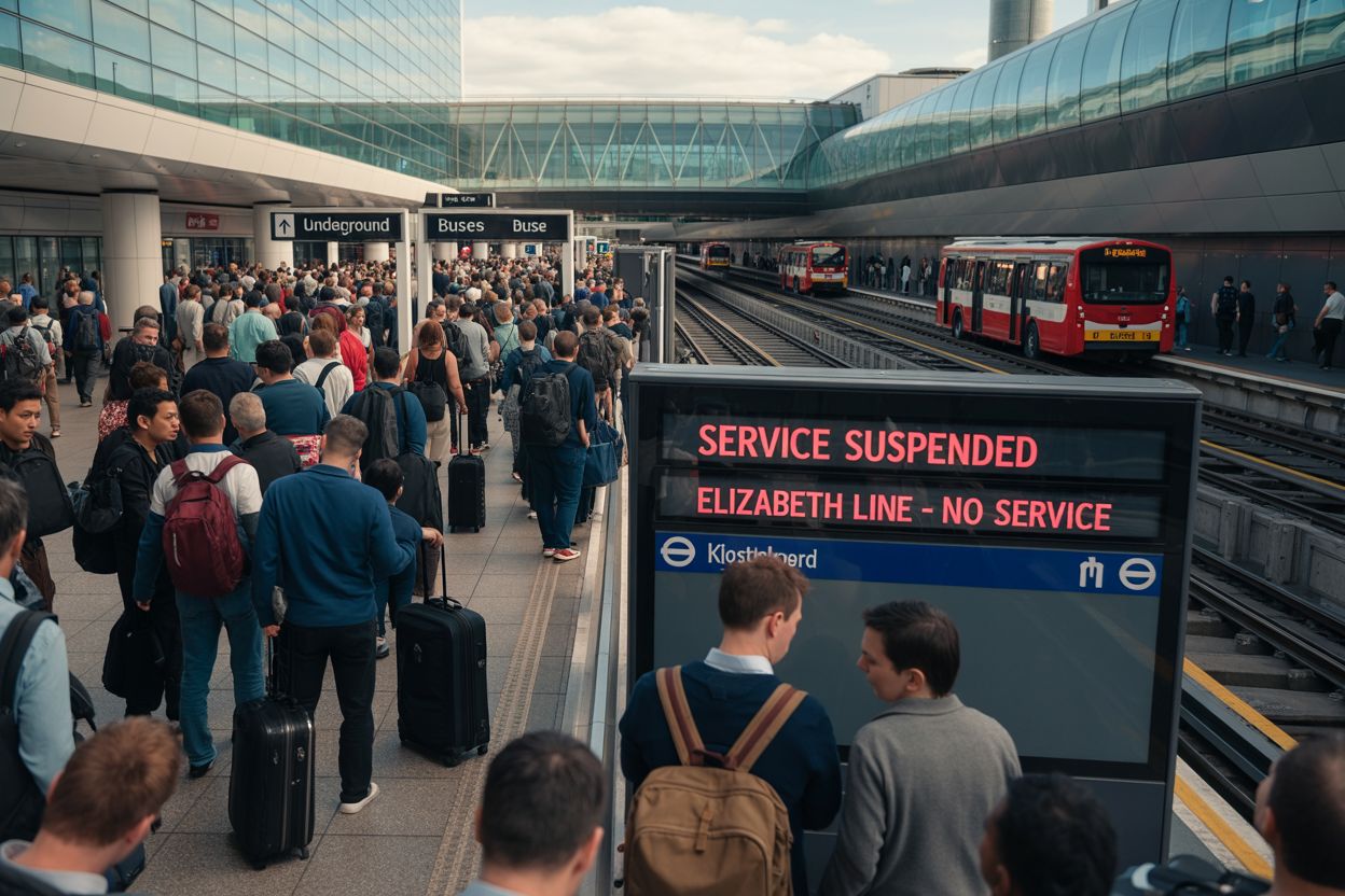 Elizabeth Line Signal Major Travel Chaos at Heathrow: Elizabeth Line Suspended Between ...
