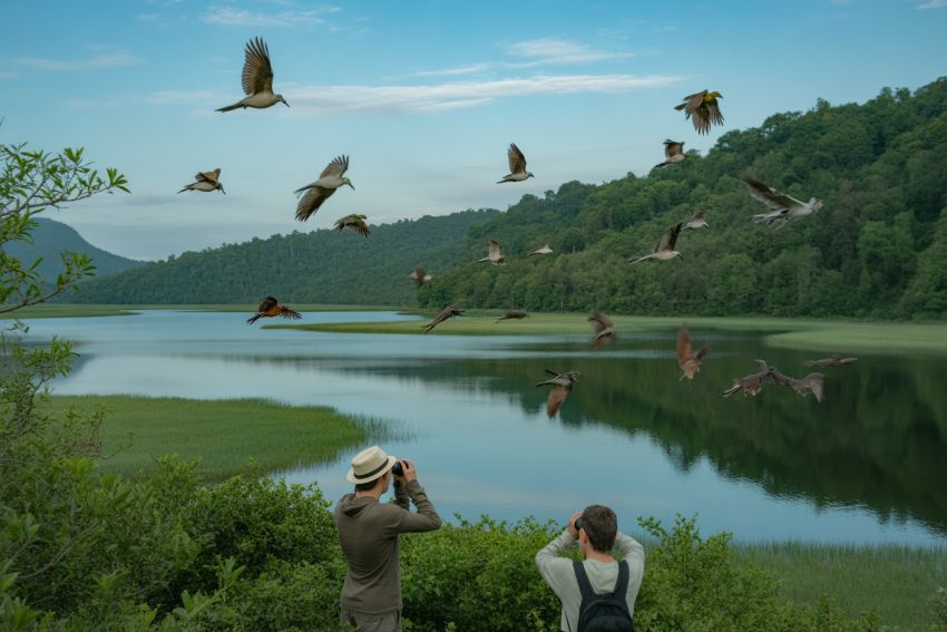Techo Sen Russey Treb National Park: A Growing Ecotourism Hub for Birdwatching and Community Development in Cambodia