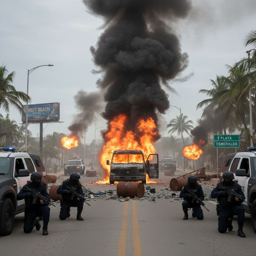 Violence Erupts in Mexico—Tourists Flee as Cartels Take Control of Once-Safe Destinations!