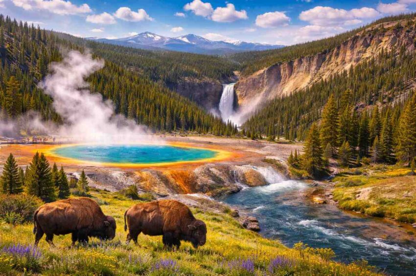 Image of Yellowstone National Park in United States