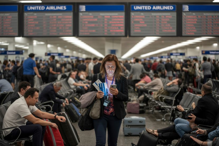 United Airlines faces severe delays and cancellations nationwide, affecting flights to and from multiple U.S. airports. Here's how passengers are coping with the disruption.
