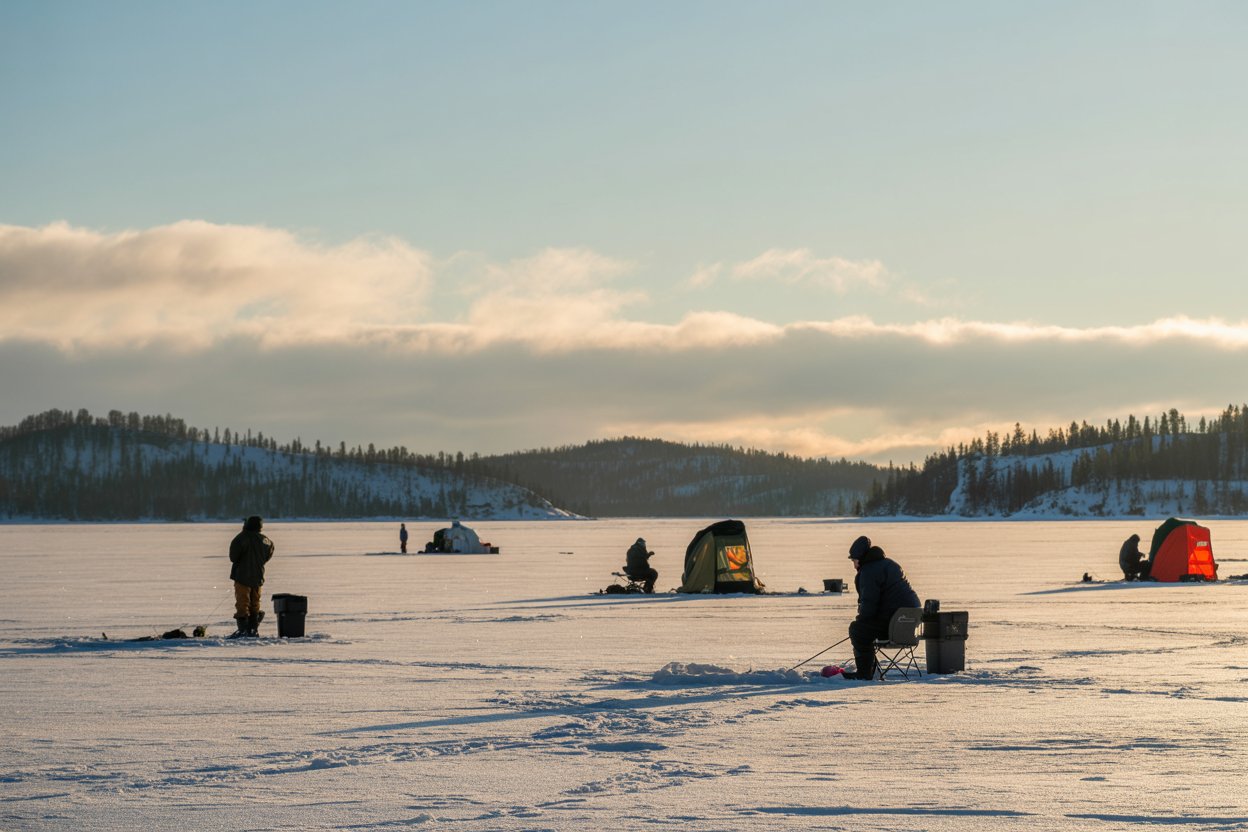 Explore the Best Ice Fishing Destinations of the US: Where to Go for Winter Adventures and Angling Fun