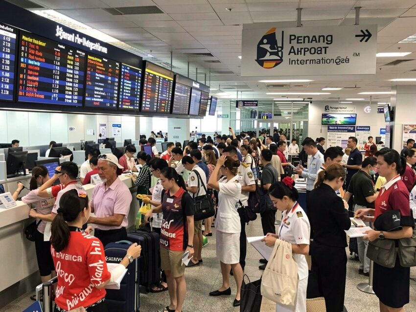 AirAsia, Singapore Airlines, and Cathay Pacific are among the leading carriers facing growing frustrations at Penang International Airport, as recent congestion at the airport threatens to disrupt Malaysia’s thriving tourism industry.