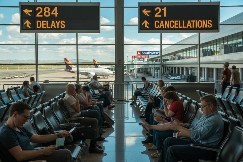 Denver International Airport experiences 284 delays and 21 cancellations today. Discover how Southwest, Delta, and United Airlines are impacted and what passengers should expect.
