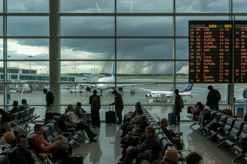 European Airports Hit by Storms: 22 Flights Canceled and 291 Delayed
