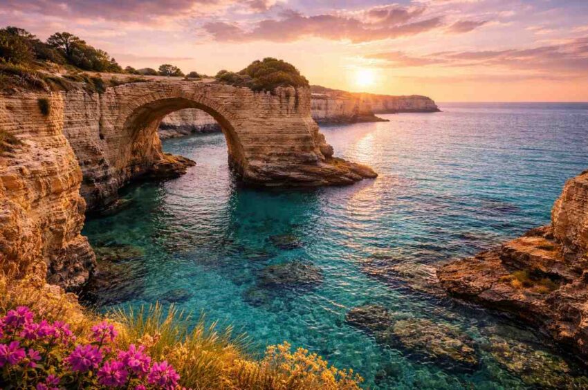 Image of Lovers' Arch in Torre Sant'Andrea, Salento