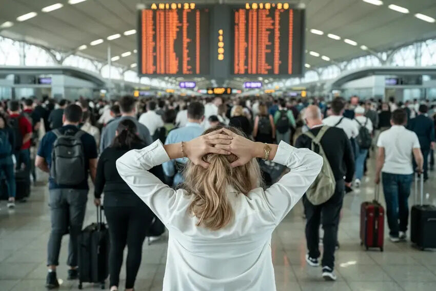 Thousands of passengers,
Europe