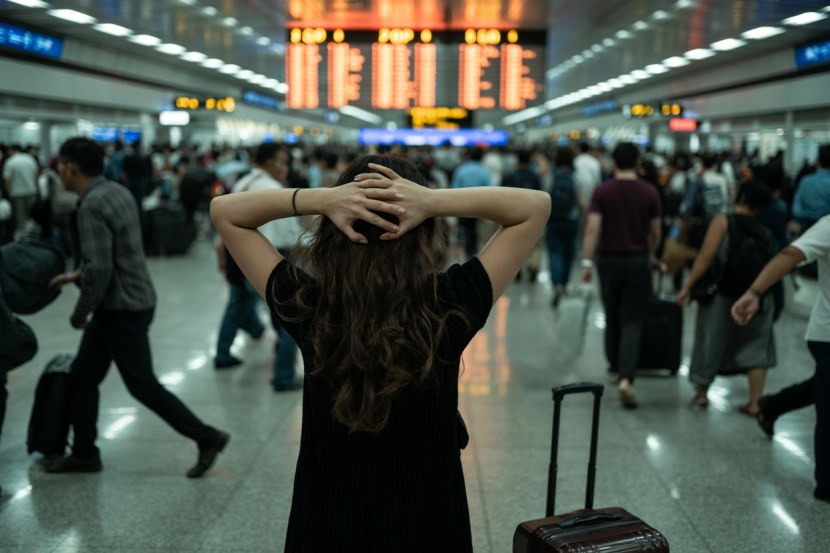 泰国、马来西亚、中国、印度、土耳其、斯里兰卡、卡塔尔、阿联酋和菲律宾取消 920 架航班并延误 2,043 架航班，导致亚洲航空、印度航空、阿联酋航空、马来西亚航空以及孟买、曼谷、吉隆坡、上海等地的其他航空公司受到影响，导致数千名乘客滞留在亚洲各地