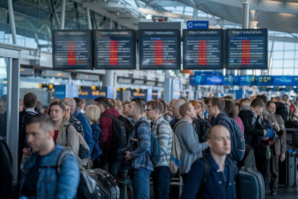 Thousands of Passengers Grounded around Europe as UK, France, Netherlands, Italy, Turkey Cancel 69 and Delay 670, Impacting Ryanair, Air France, Qatar, British, KLM and More Airlines at London, Paris, Amsterdam, Milan, Istanbul and Others
