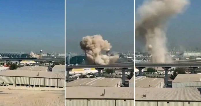 Dubai International Airport Struck By Devastating Drone Attack: Fire Erupts As Tensions Soar In The Middle East – Global Security Threats Intensify As War Surges