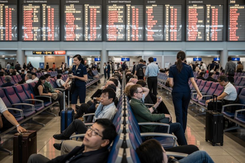 Thousands Of Frustrated Passengers Stranded Across The Us As 569 Flights Are Scrapped And 842 Delayed—delta, United, American Airlines And Others Among The Hardest Hit, With Massive Disruptions Across California, New York, Texas, And Florida: What You Need To Know About Your Flight Status And Rights