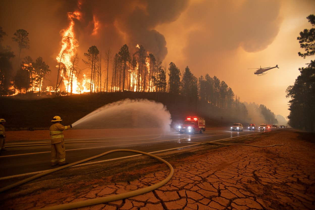 Wildfires Surge Across Southeast Georgia as Drought, Dry Air and Human ...