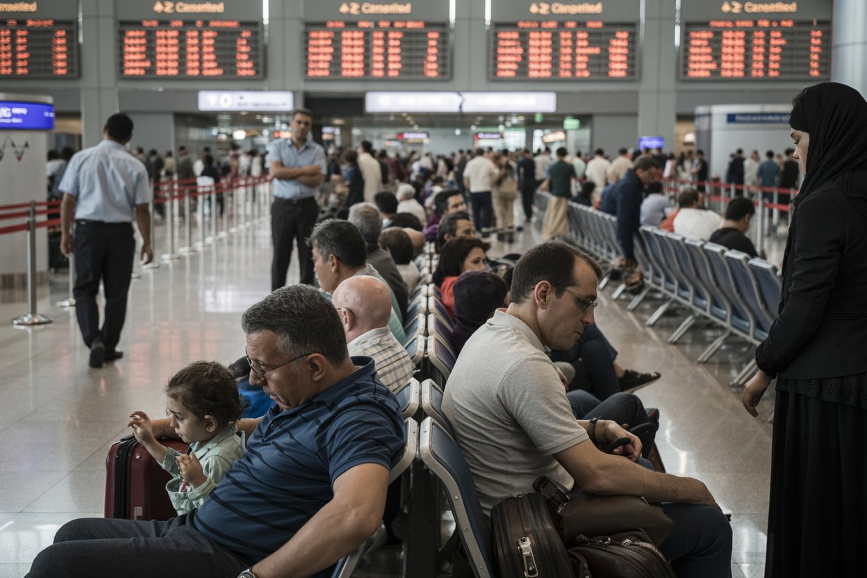 Hundreds of Travelers Stranded at Reagan National Airport in Washington ...
